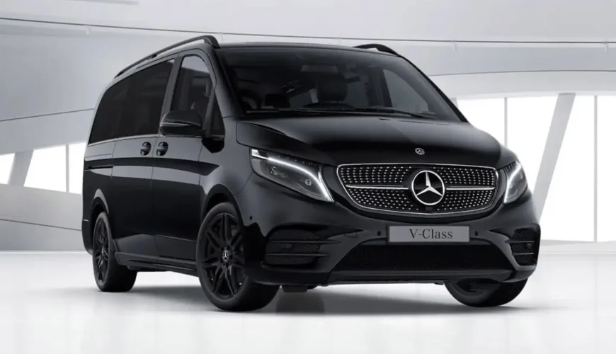 ⚪ تأجير سياره من مطار انطاليا الي مارماريس ( Mercedes-Benz V-Class )