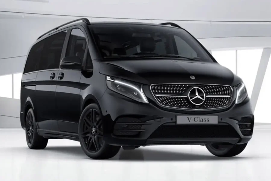 ⚪ تأجير سياره من مطار انطاليا الي سيرالي ( Mercedes-Benz V-Class )